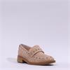 Marco Moreo Maura Cut Out Dots Loafer - Camel Suede